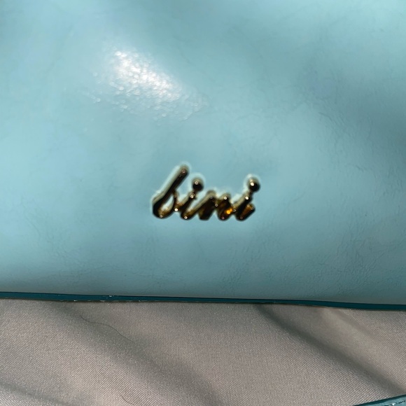 Gianni Bini Lucy Light Blue Shoulder Bag with Bow Detail - Picture 4 of 8